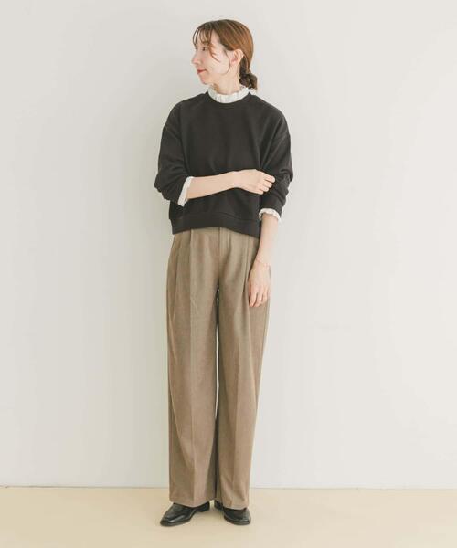 ITEMS URBANRESEARCH（アイテムズ アーバンリサーチ）の「『洗濯可』コーデュロイストレートパンツ（その他パンツ・レディース・ホワイト系その他/ブラウン/ベージュ・FREE）」の18枚目の写真