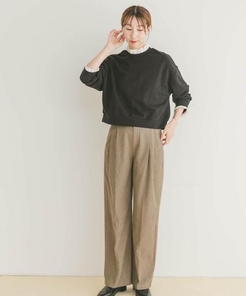 ITEMS URBANRESEARCH（アイテムズ アーバンリサーチ）の「『洗濯可』コーデュロイストレートパンツ（その他パンツ・レディース・ホワイト系その他/ブラウン/ベージュ・FREE）」の19枚目の写真