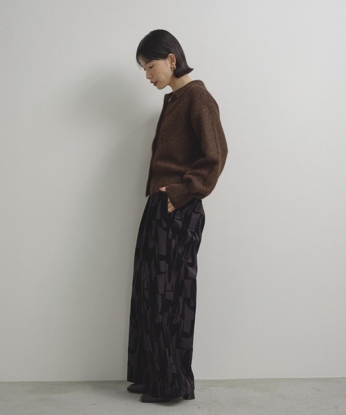 Shelly island（シェリーアイランド）の「スパンコールポロカーディガン（カーディガン/ボレロ・レディース・ブラウン/ホワイト/チャコールグレー・FREE）」の21枚目の写真