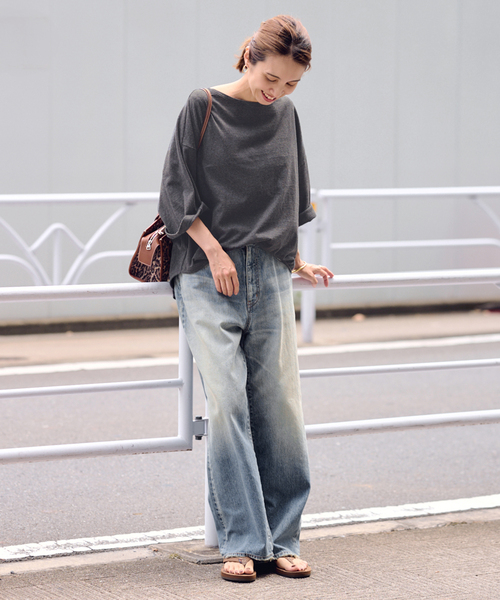 DENIM DELIGHT/デニムデライト セルビ ッチデニムワイドジーンズ DENIM DELIGHT/デニムデライト セルビッチデニムワイドジーンズ