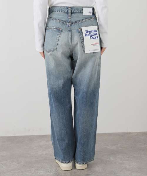 DENIM DELIGHT/デニムデライト セルビッチデニムワイドジーンズ