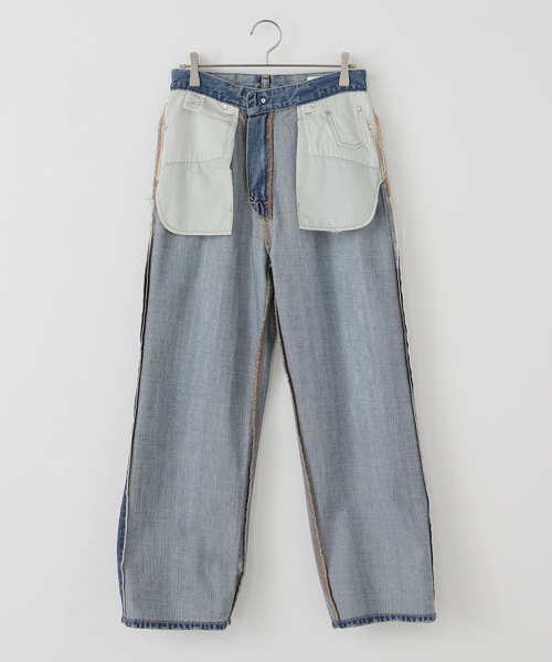 DENIM DELIGHT/デニムデライト セルビ ッチデニムワイドジーンズ DENIM DELIGHT/デニムデライト セルビッチデニムワイドジーンズ
