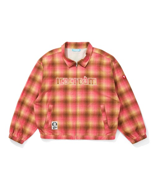 ICECREAM ジップアップジャケット ICECREAM（アイスクリーム）の「DENIM&COTTON TWILL ZIP UP