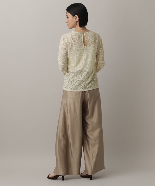 A part by(アパートバイ)の「モールレースプルオーバー_長袖(Tシャツ/カットソー・レディース・ブラウン/アイボリー/ブラック・FREE)」の11枚目の写真