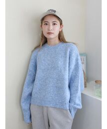 Ungrid | カラーモヘヤ混ルーズニット(ニット/セーター)