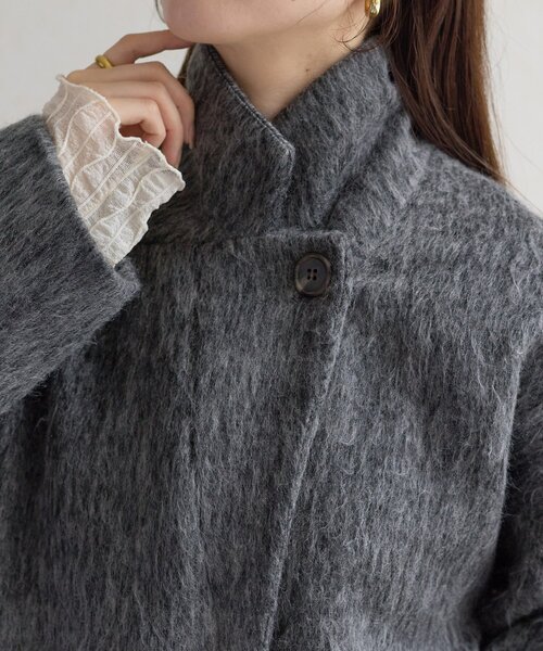 シャギーミドルコート（その他アウター）｜Thevon（ゼボン）の