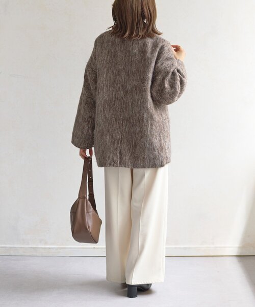 セール】シャギーミドルコート（その他アウター）｜Thevon（ゼボン）の