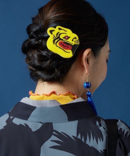 カヤ(カヤ)の「【カヤ】晴レ動物ヘアクリップ(バレッタ/ヘアクリップ・レディース・ホワイト/グリーン/イエロー・FREE)」の7枚目の写真