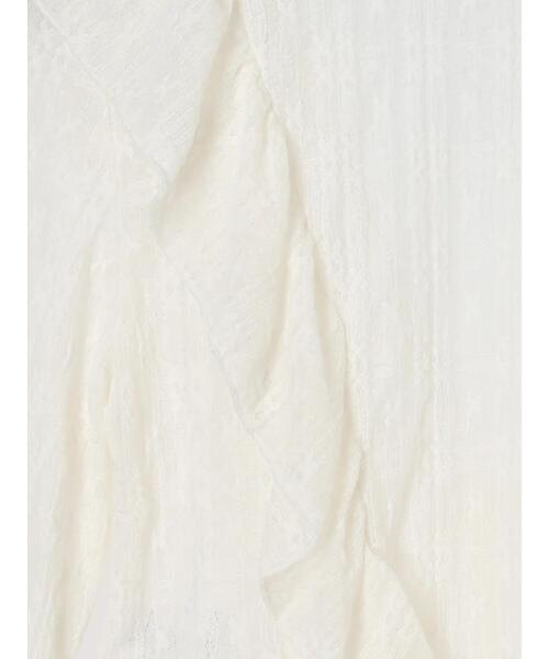 Te chichi TERRASSE（テチチテラス）の「カットレースボレロカーディガン（カーディガン/ボレロ・レディース・ブラック/オフホワイト・F）」の12枚目の写真