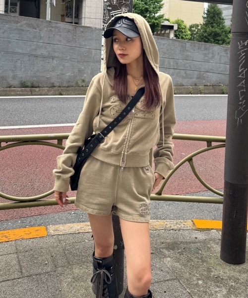 ピグメントコンパクトジップフーディー（パーカー）｜ACLENT