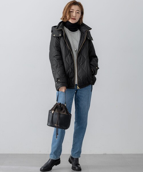 セール】【VERY掲載/洗える】コットンエアーダンボール サイドジップ