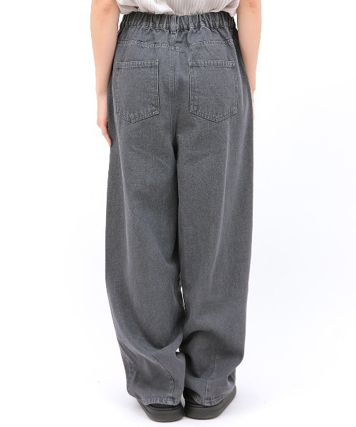 チチカカ(チチカカ)の「Orale! カラーバレルパンツ(デニムパンツ・レディース・レッド/カーキ/グレー・FREE)」の11枚目の写真