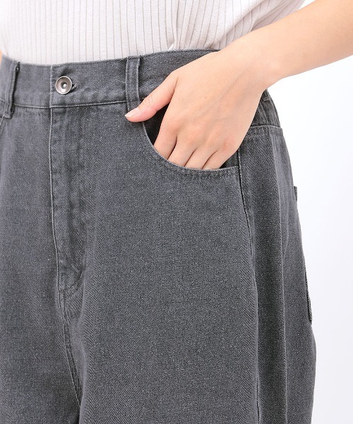 チチカカ(チチカカ)の「Orale! カラーバレルパンツ(デニムパンツ・レディース・レッド/カーキ/グレー・FREE)」の14枚目の写真