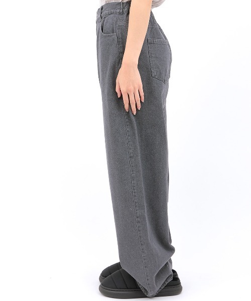 チチカカ(チチカカ)の「Orale! カラーバレルパンツ(デニムパンツ・レディース・レッド/カーキ/グレー・FREE)」の10枚目の写真