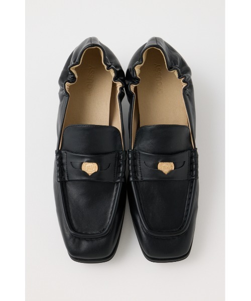 MOUSSY（マウジー）の「【25年AW新作】SQUARE TOE ローファーヒール（ローファー・レディース・ブラウン/ブラック・SMALL/MEDIUM/LARGE）」の3枚目の写真