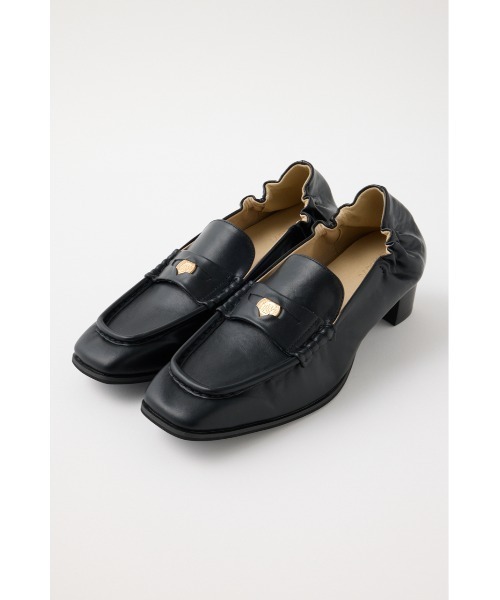 MOUSSY（マウジー）の「【25年AW新作】SQUARE TOE ローファーヒール（ローファー・レディース・ブラウン/ブラック・SMALL/MEDIUM/LARGE）」の5枚目の写真