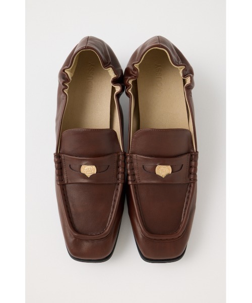 MOUSSY（マウジー）の「【25年AW新作】SQUARE TOE ローファーヒール（ローファー・レディース・ブラウン/ブラック・SMALL/MEDIUM/LARGE）」の11枚目の写真