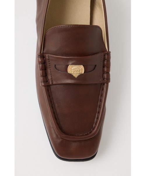 MOUSSY（マウジー）の「【25年AW新作】SQUARE TOE ローファーヒール（ローファー・レディース・ブラウン/ブラック・SMALL/MEDIUM/LARGE）」の15枚目の写真