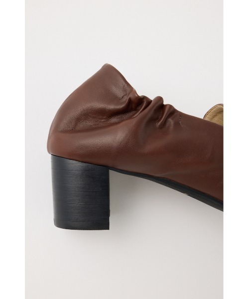 MOUSSY ダークブラウン ローファー 厚底 MOUSSY（マウジー） ローファー PLATFORM ローファー レディース