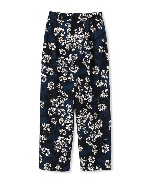 ボタニカル柄ワイドタックパンツ【MADE IN JAPAN】（その他パンツ