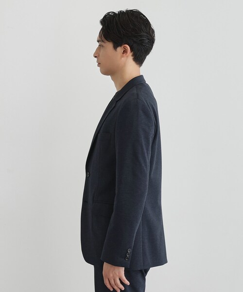 TAKEO KIKUCHI（タケオキクチ）の「【None Of Stress】アクティブジャージ 千鳥 ジャケット（テーラードジャケット・メンズ・ブラウン系その他4/ブラック系3/ネイビー系3・02/03/04）」の7枚目の写真