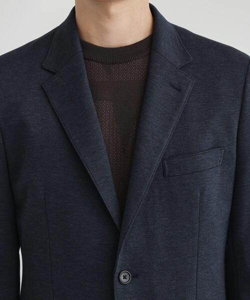 TAKEO KIKUCHI（タケオキクチ）の「【None Of Stress】アクティブジャージ 千鳥 ジャケット（テーラードジャケット・メンズ・ブラウン系その他4/ブラック系3/ネイビー系3・02/03/04）」の9枚目の写真