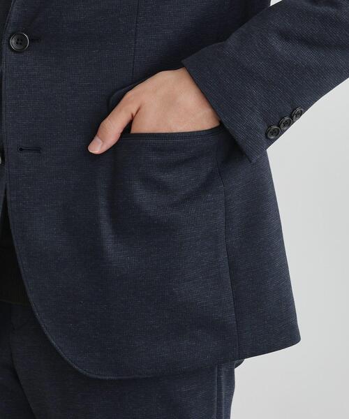 TAKEO KIKUCHI（タケオキクチ）の「【None Of Stress】アクティブジャージ 千鳥 ジャケット（テーラードジャケット・メンズ・ブラウン系その他4/ブラック系3/ネイビー系3・02/03/04）」の11枚目の写真