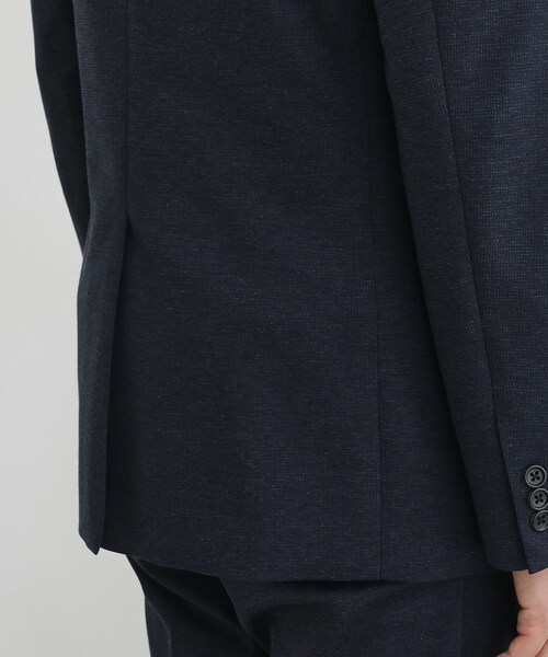 TAKEO KIKUCHI（タケオキクチ）の「【None Of Stress】アクティブジャージ 千鳥 ジャケット（テーラードジャケット・メンズ・ブラウン系その他4/ブラック系3/ネイビー系3・02/03/04）」の12枚目の写真