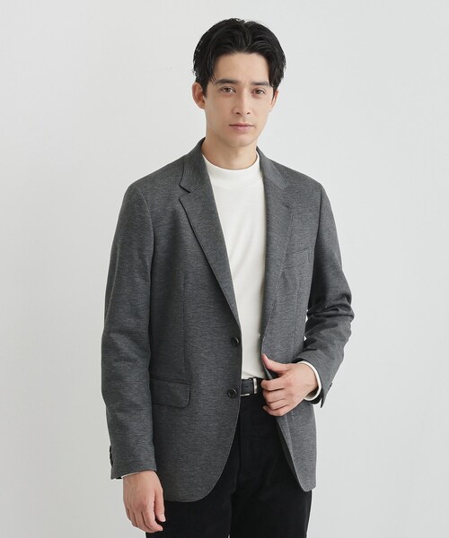 TAKEO KIKUCHI（タケオキクチ）の「【None Of Stress】アクティブジャージ 千鳥 ジャケット（テーラードジャケット・メンズ・ブラウン系その他4/ブラック系3/ネイビー系3・02/03/04）」の18枚目の写真