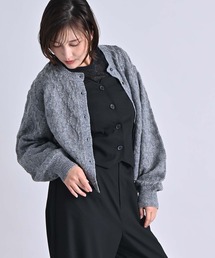 RAW FUDGE（ローファッジ）の「シアージャガードカーディガン（カーディガン/ボレロ）」