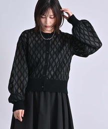 RAW FUDGE（ローファッジ）の「シアージャガードカーディガン（カーディガン/ボレロ）」