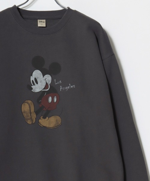 新品　未開封　エルーラ　別注　Mickey　プリントスウェット　チャコール MICKEYサガラ刺繍スウェット｜WEGO（ウィゴー） – WEGO ONLINE STORE
