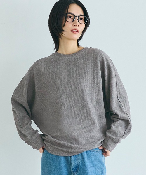 エンボスドルマントップス（Tシャツ/カットソー）｜coca（coca）（コカ