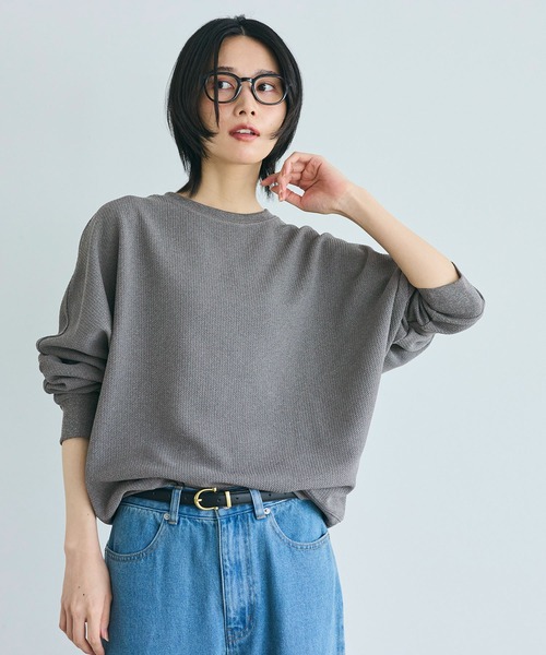 MANAOLA トップス セール】エンボスドルマントップス(Tシャツ/カットソー)|coca