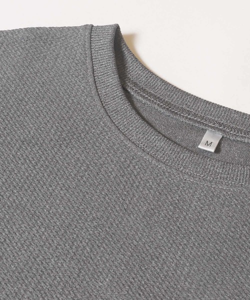 coca(coca)(コカ)の「エンボスドルマントップス(Tシャツ/カットソー・レディース・グレー/ブラック・S/L/M)」の16枚目の写真