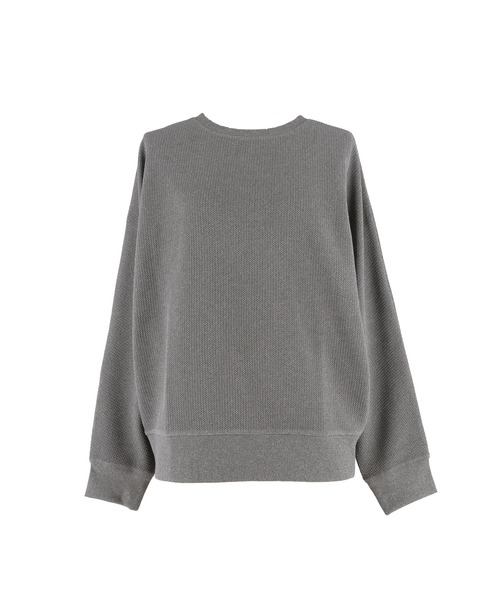 MANAOLA トップス コカ coca エンボスドルマントップス （Gray） -ファッション