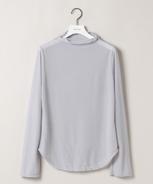 mysty woman（ミスティウーマン）の「プチハイネックシアーカットソー 581995（Tシャツ/カットソー・レディース・グレー/ブラック/ホワイト系その他・FREE）」の11枚目の写真