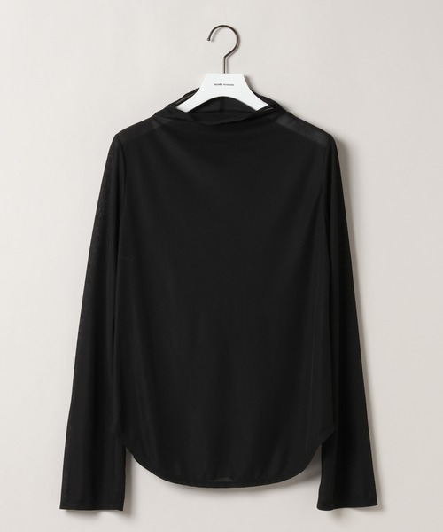 mysty woman（ミスティウーマン）の「プチハイネックシアーカットソー 581995（Tシャツ/カットソー・レディース・グレー/ブラック/ホワイト系その他・FREE）」の12枚目の写真