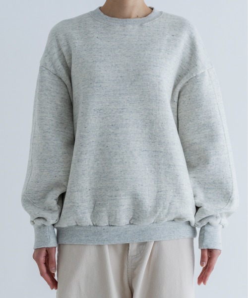 MEYAME/メヤメ] SWITCHING PATTERN クルーネックスウェット