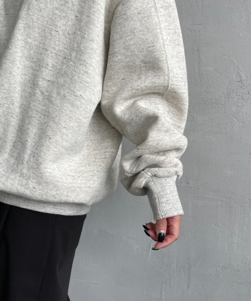 MEYAME/メヤメ] SWITCHING PATTERN クルーネックスウェット