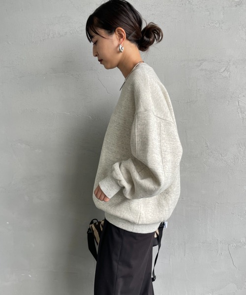 MEYAME/メヤメ] SWITCHING PATTERN クルーネックスウェット