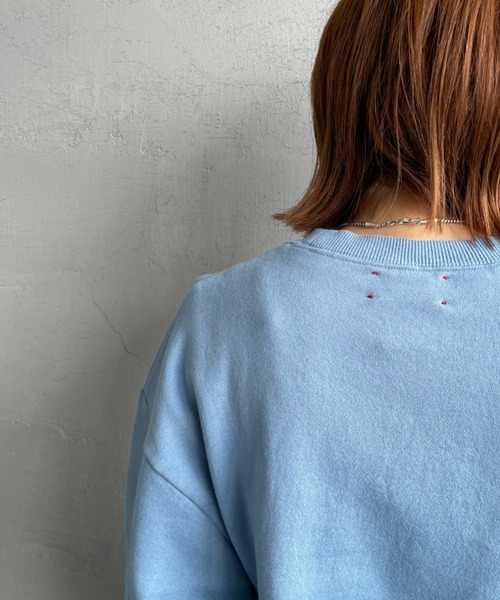 MEYAME/メヤメ] SWITCHING PATTERN クルーネックスウェット