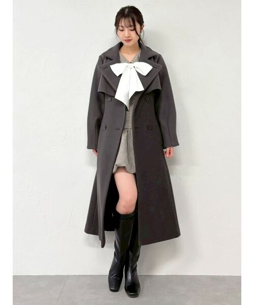 セール】バルーンチェックミニワンピース（ワンピース）｜dazzlin