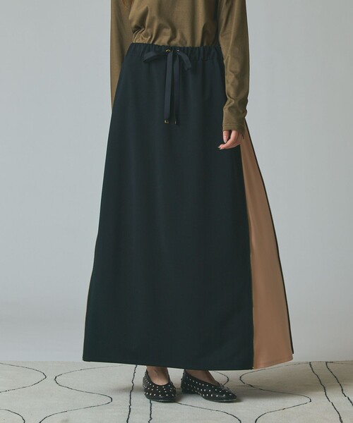 GRACE CLASS（グレースクラス）の「サイドジップスカート（スカート・レディース・カーキ/ブラック・36/34）」の6枚目の写真