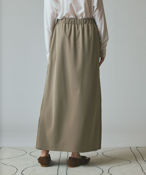 GRACE CLASS（グレースクラス）の「サイドジップスカート（スカート・レディース・カーキ/ブラック・36/34）」の15枚目の写真