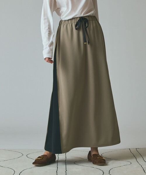 GRACE CLASS（グレースクラス）の「サイドジップスカート（スカート・レディース・カーキ/ブラック・36/34）」の21枚目の写真