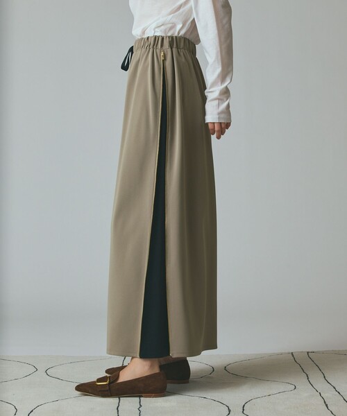 GRACE CLASS（グレースクラス）の「サイドジップスカート（スカート・レディース・カーキ/ブラック・36/34）」の22枚目の写真