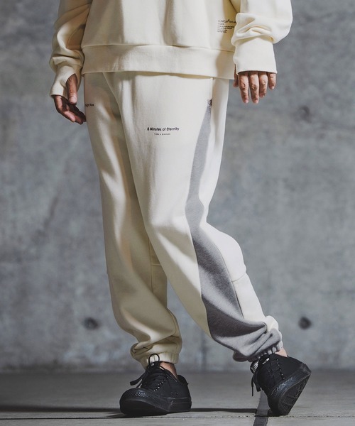 GLIMCLAP(グリムクラップ)の「mp14142-Point Graphic Sweat pants スウェットパンツ(192-059-gla-cf)(スウェットパンツ・メンズ・ブラック/オフホワイト/ミックスグレー/ホワイト系その他/ブラック系その他/グレー系その他・S/M/L)」の3枚目の写真