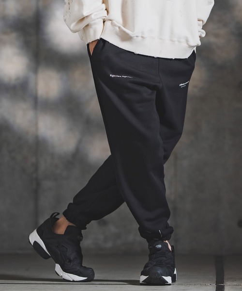 GLIMCLAP(グリムクラップ)の「mp14142-Point Graphic Sweat pants スウェットパンツ(192-059-gla-cf)(スウェットパンツ・メンズ・ブラック/オフホワイト/ミックスグレー/ホワイト系その他/ブラック系その他/グレー系その他・S/M/L)」の1枚目の写真