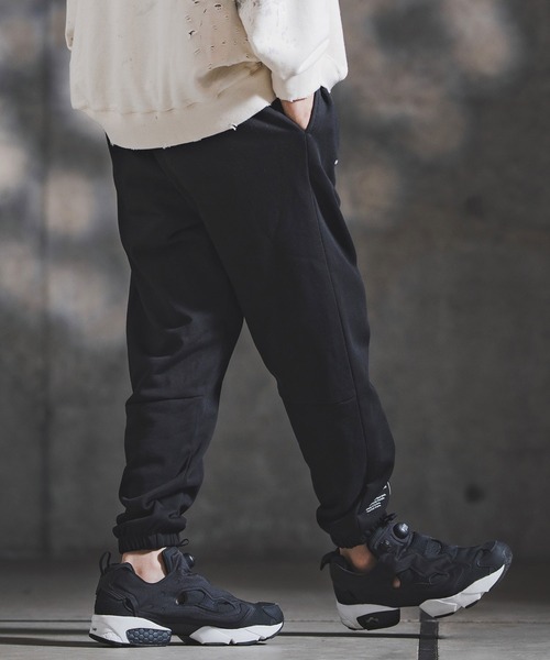 GLIMCLAP(グリムクラップ)の「mp14142-Point Graphic Sweat pants スウェットパンツ(192-059-gla-cf)(スウェットパンツ・メンズ・ブラック/オフホワイト/ミックスグレー/ホワイト系その他/ブラック系その他/グレー系その他・S/M/L)」の7枚目の写真